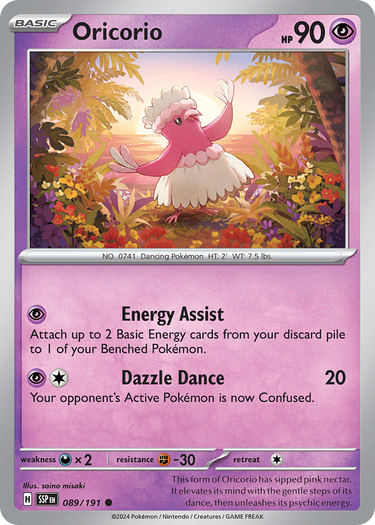 Surging Sparks Oricorio #89/191
